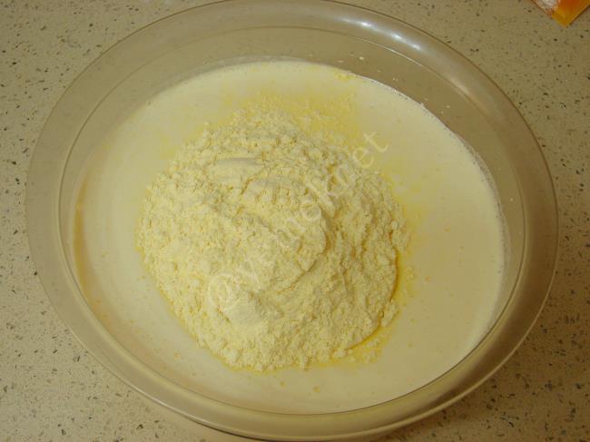 Mısır Unlu Kek - Yapılışı (4/16) 