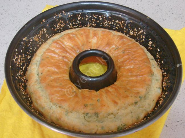 Peynirli Kek - Yapılışı (12/16) 