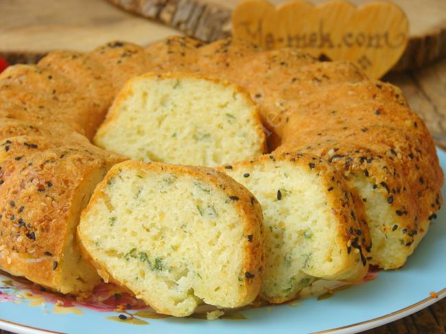 Peynirli Kek - Yapılışı (13/16) 