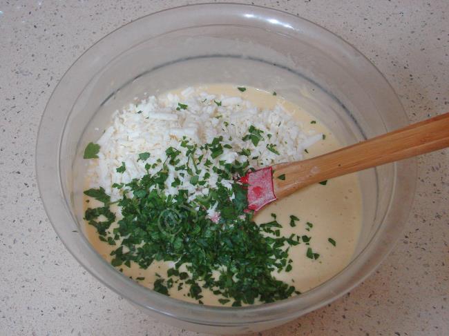 Peynirli Kek - Yapılışı (6/16) 