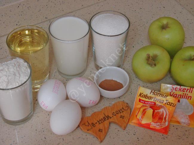 Elmalı Kek - Yapılışı (1/16) 