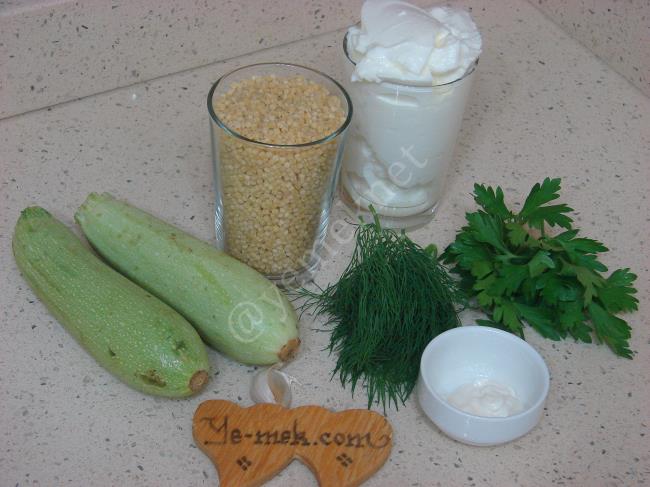 Kabaklı Kuskus Salatası - Yapılışı (1/12) 