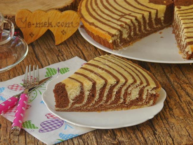 Kolay Zebra Kek - Yapılışı (18/20) 