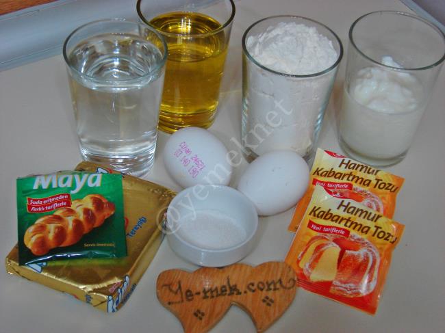 Sade Pastane Poğaçası - Yapılışı (1/16) 