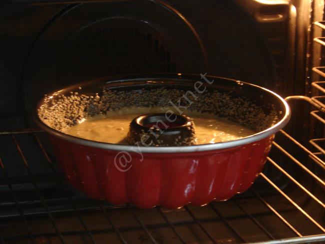 Tahinli Susamlı Kek - Yapılışı (14/20) 