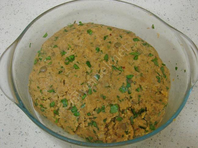 Yeşil Mercimekli Bulgur Köftesi - Yapılışı (11/16) 