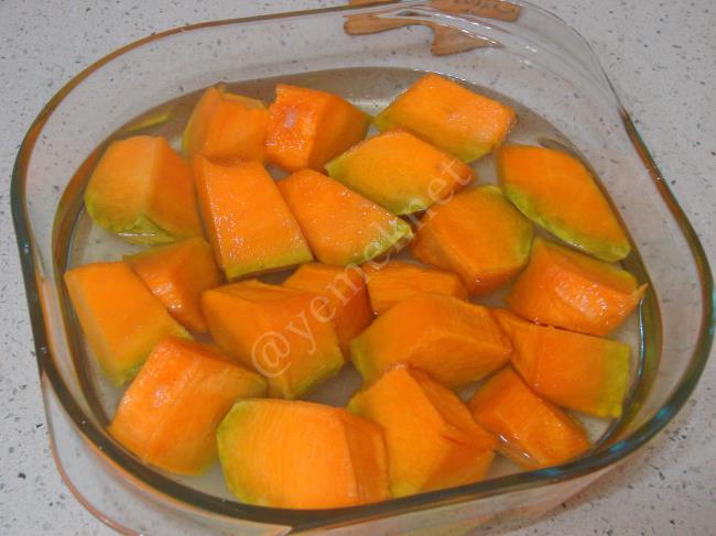 Fırında Kabak Tatlısı - Yapılışı (6/12) 