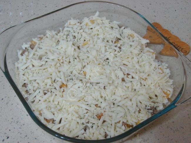 Fırında Kıymalı Yumurtalı Patates - Yapılışı (7/12) 