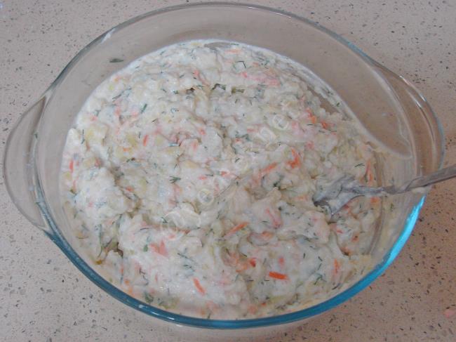 Yoğurtlu Sebze Salatası - Yapılışı (5/8) 