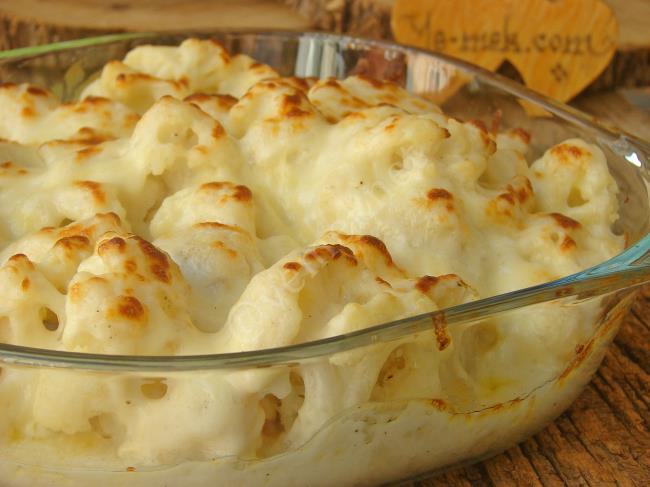 Fırında Beşamel Soslu Karnabahar Graten - Yapılışı (14/16) 