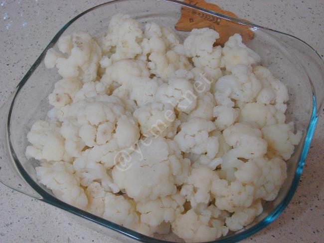 Fırında Beşamel Soslu Karnabahar Graten - Yapılışı (8/16) 