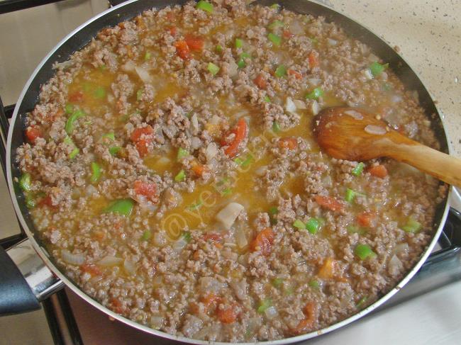 Fırında Kıymalı Patates Dizmesi - Yapılışı (6/24) 