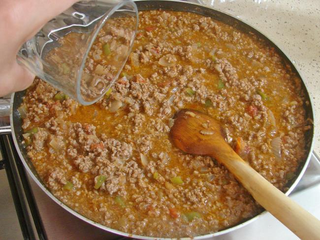 Fırında Kıymalı Patates Dizmesi - Yapılışı (8/24) 