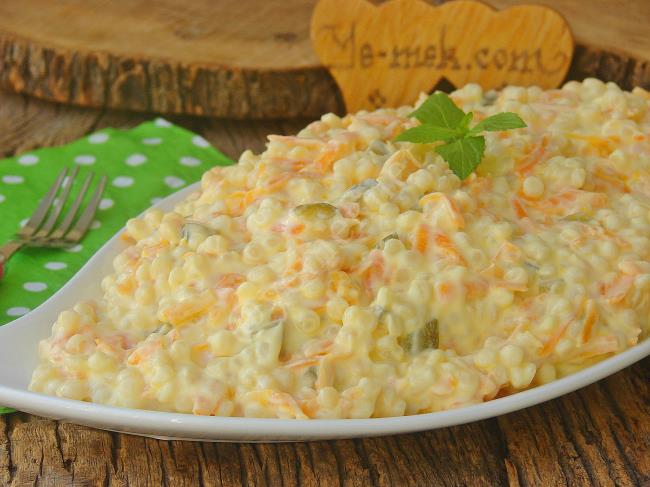 Havuçlu Kuskus Salatası - Yapılışı (10/12) 