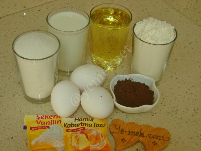 İçi muhallebili Kek - Yapılışı (1/20) 