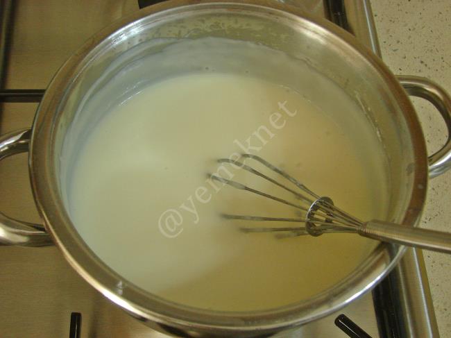 İçi muhallebili Kek - Yapılışı (11/20) 