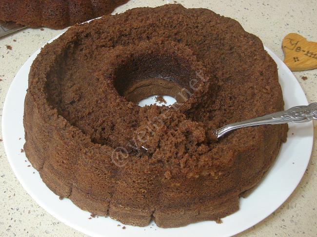 İçi muhallebili Kek - Yapılışı (14/20) 