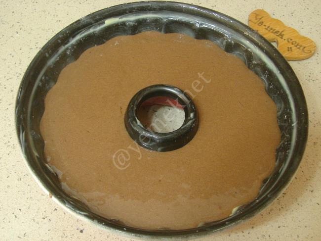 İçi muhallebili Kek - Yapılışı (8/20) 