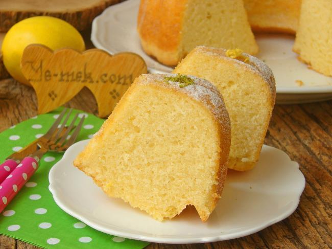 İştah Açan Rengiyle, Yemelere Doyamayacağınız Bir Kek : Limonlu Pamuk Kek