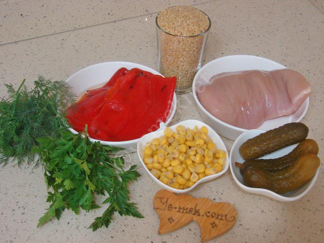 Tavuklu Kuskus Salatası - Yapılışı (1/12) 