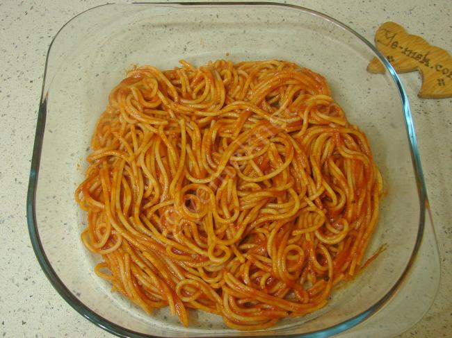 Domatesli Fırın Makarna - Yapılışı (9/20) 