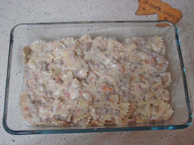 Beşamel Soslu Kıymalı Makarna - Yapılışı (12/20) 