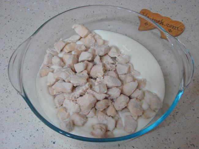 Fırında Etimekli Beşamel Soslu Tavuk - Yapılışı (10/20) 