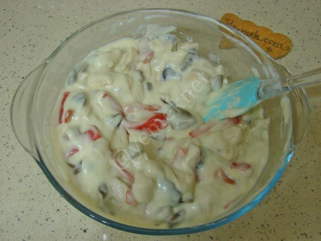 Fırında Etimekli Beşamel Soslu Tavuk - Yapılışı (12/20) 