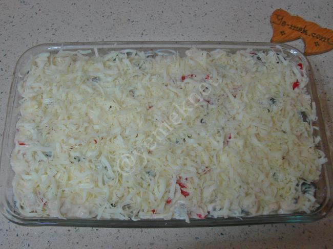 Fırında Etimekli Beşamel Soslu Tavuk - Yapılışı (15/20) 