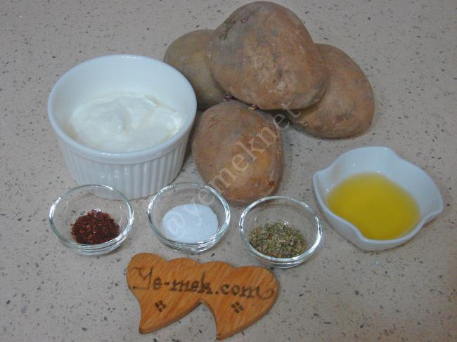 Fırında Yoğurtlu Patates Kızartması - Yapılışı (1/12) 