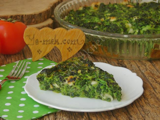 Hamursuz Ispanak Böreği - Yapılışı (13/16) 