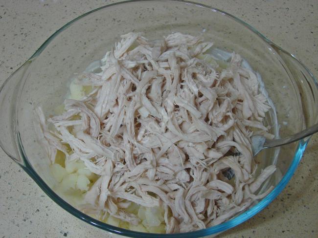 Tavuklu Karnabahar Salatası - Yapılışı (7/12) 