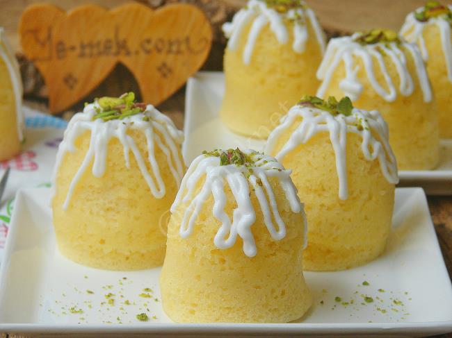 Tencerede Limonlu Fincan Kek Nasıl Yapılır? (15/16) Resimli Yemek