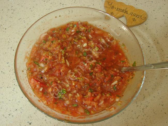 Acılı Lokanta Ezmesi - Yapılışı (8/12) 