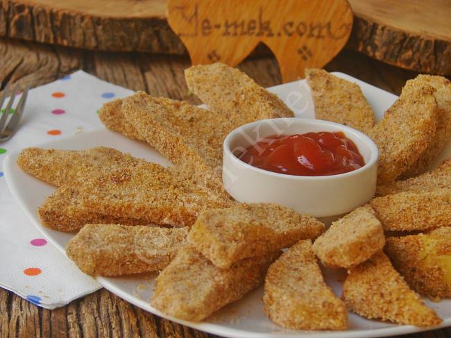 Fırında Galeta Unlu Çıtır Patates - Yapılışı (9/12) 