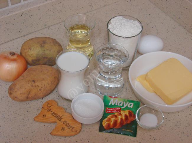 Patatesli Katmer Poğaça - Yapılışı (1/16) 