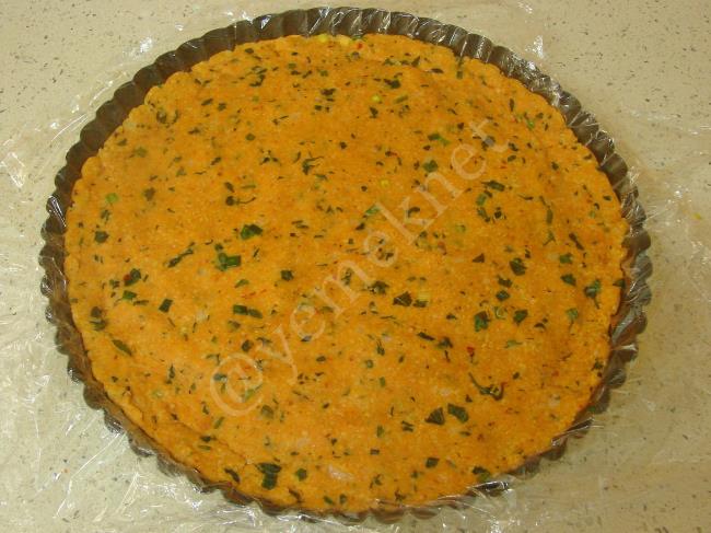 Tart Kalıbında Mercimek Köftesi - Yapılışı (14/20) 