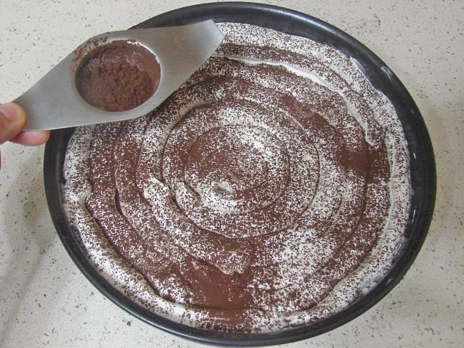 Kahveli Soğuk Pasta - Yapılışı (13/20) 