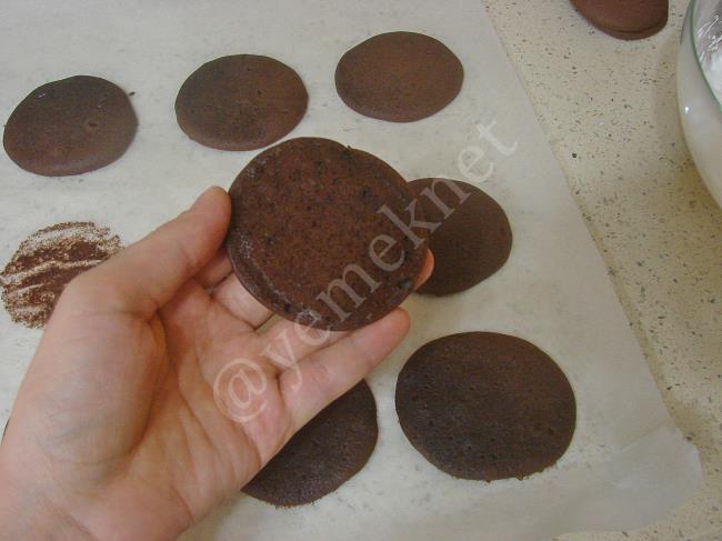 Kek Burger (Sandviç Kek) - Yapılışı (13/20) 