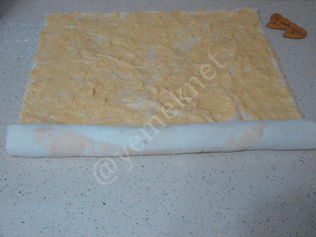 Patatesli Rulo Buzluk Böreği - Yapılışı (11/16) 