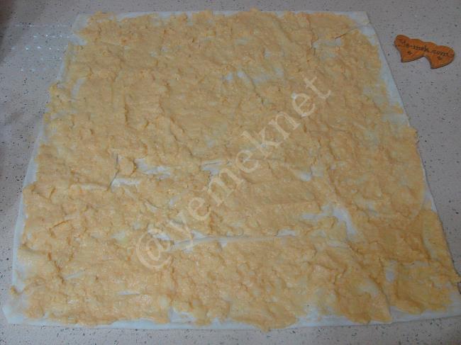 Patatesli Rulo Buzluk Böreği - Yapılışı (8/16) 