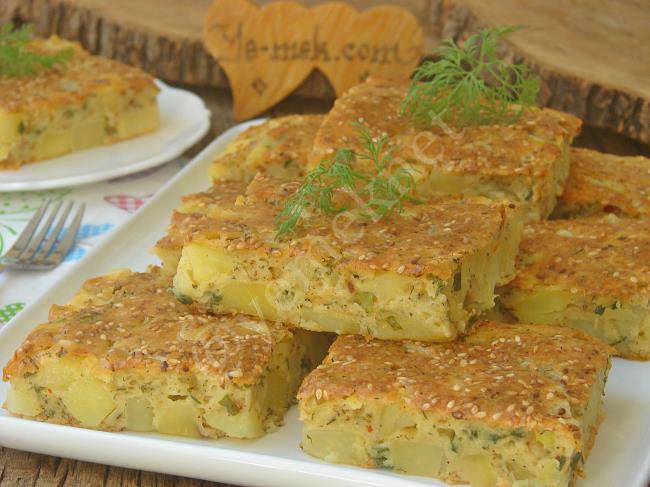 Patatesli Tuzlu Kek Nasıl Yapılır? (16/16) Resimli Yemek Tarifleri