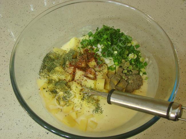 Patatesli Tuzlu Kek - Yapılışı (7/16) 