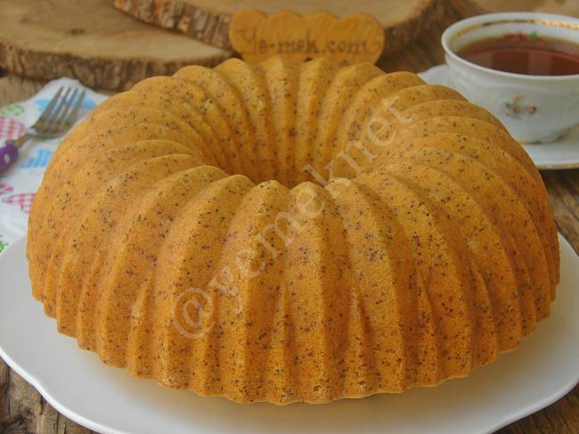 Haşhaşlı Limonlu Kek Nasıl Yapılır? (12/16) Resimli Yemek Tarifleri