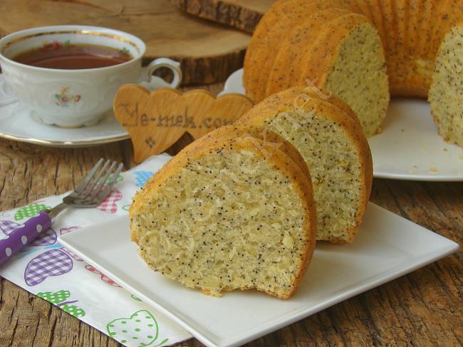 Haşhaşlı Limonlu Kek Tarifi, Nasıl Yapılır? (Resimli) Yemek Tarifleri