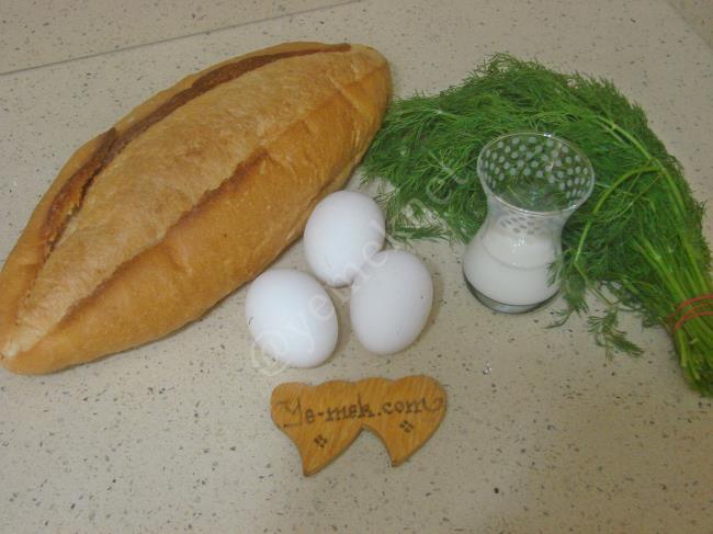 Dereotlu Yumurtalı Ekmek Kızartması - Yapılışı (1/12) 