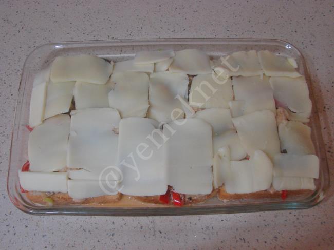 Fırında Ekmekli Tavuk Kebabı - Yapılışı (12/16) 