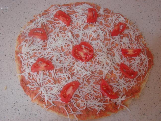 Fırında Bazlamadan Pizza - Yapılışı (8/20) 