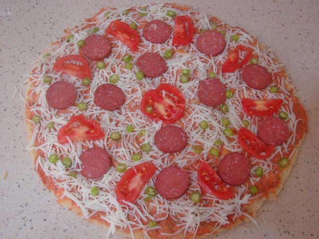 Fırında Bazlamadan Pizza - Yapılışı (9/20) 