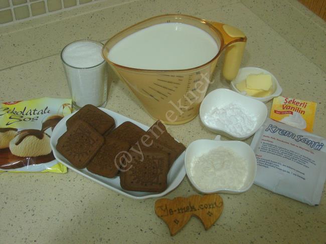 Çikolatalı Muhallebili Pasta - Yapılışı (1/16) 